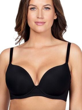 EUC Parfait Emma Plunge T-shirt Bra, Black, 30DD